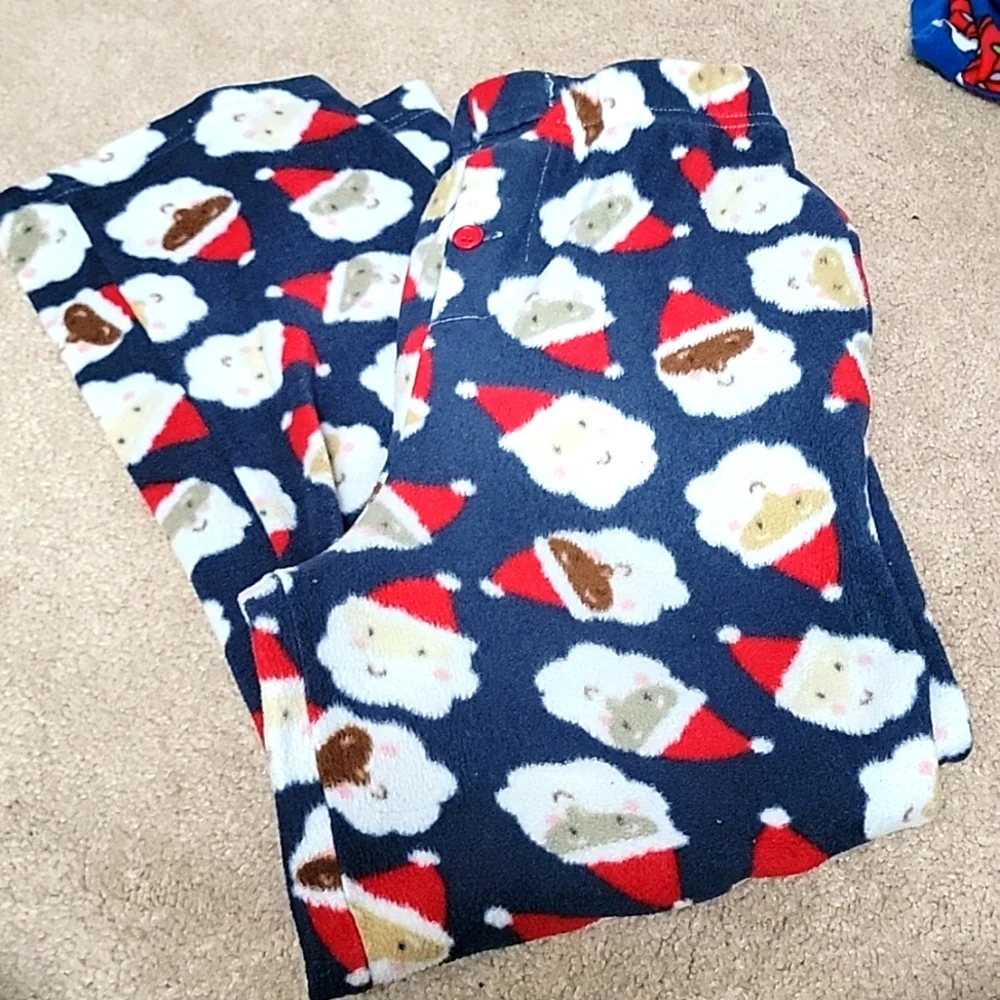 Santa PJ Bottoms - Size Boys M